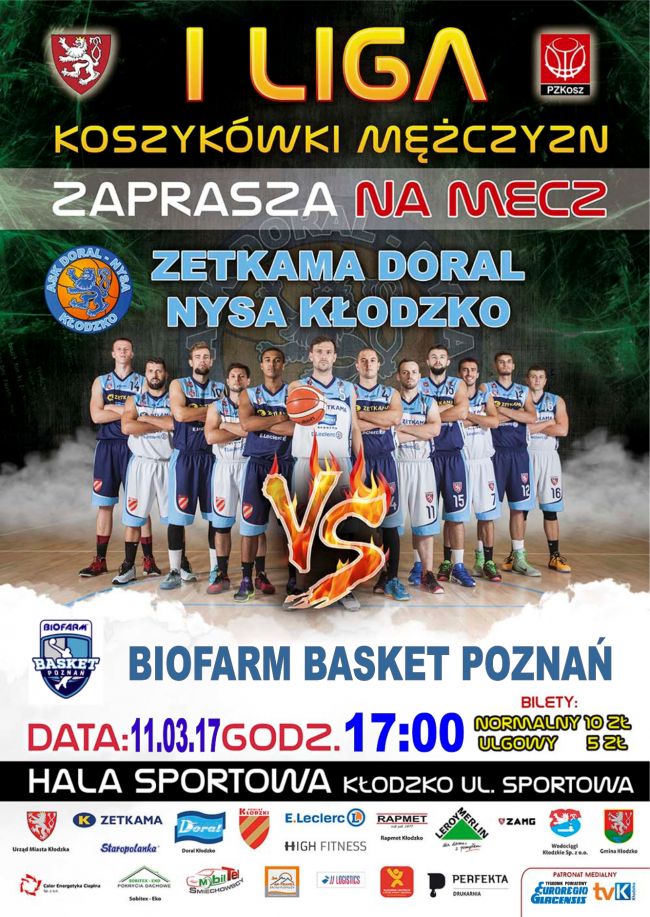  Biofarm Basket Poznań na zakończenie rundy zasadniczej w Kłodzku